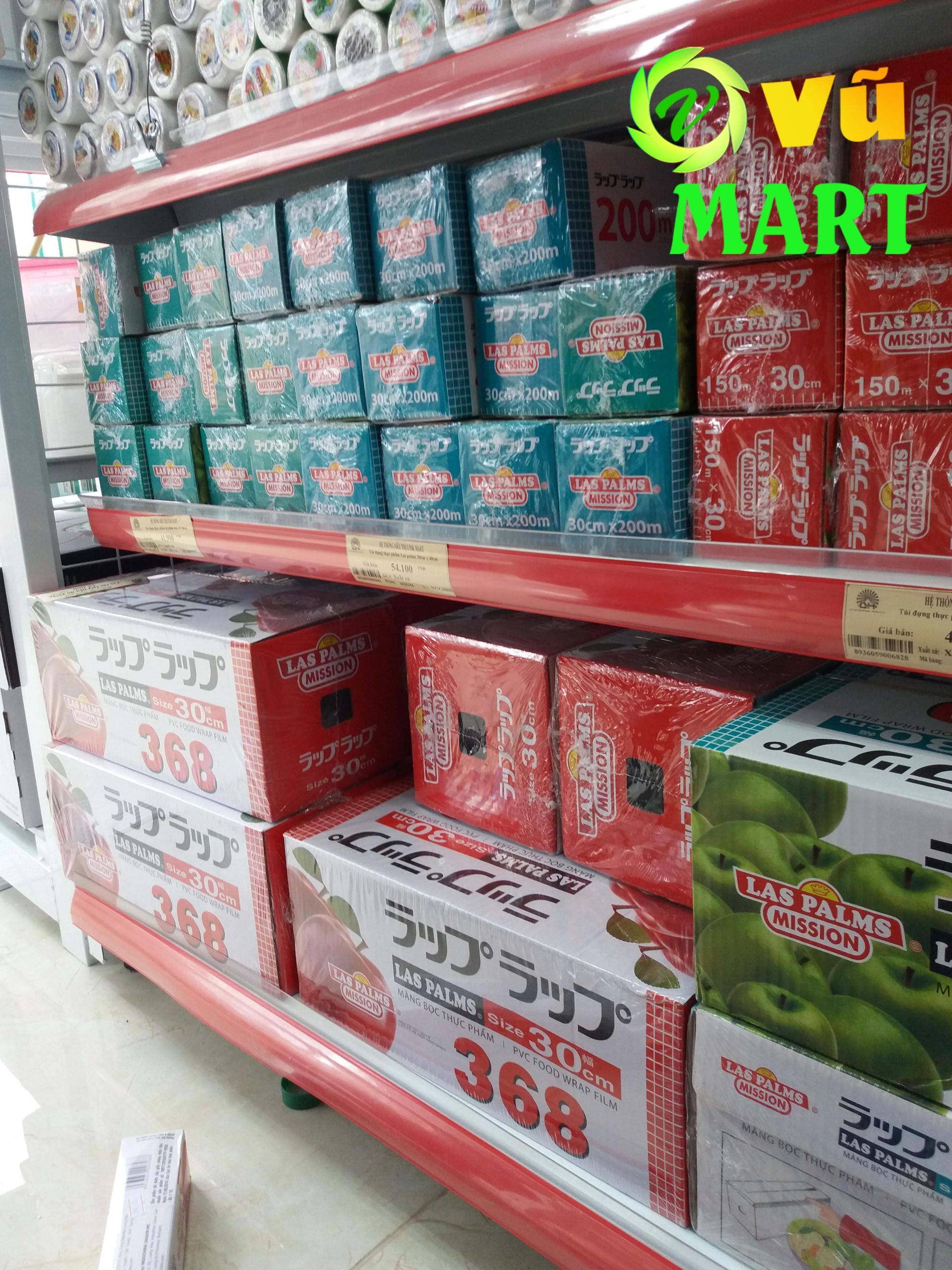 Màng Bọc Thực Phẩm Laspalms 45cmx600 Laspalms - Siêu Bám Dính - Siêu Dai - Lõi Vàng 48 mang-boc-thuc-pham-30-450-lasplams-ha-noi-vuvumart