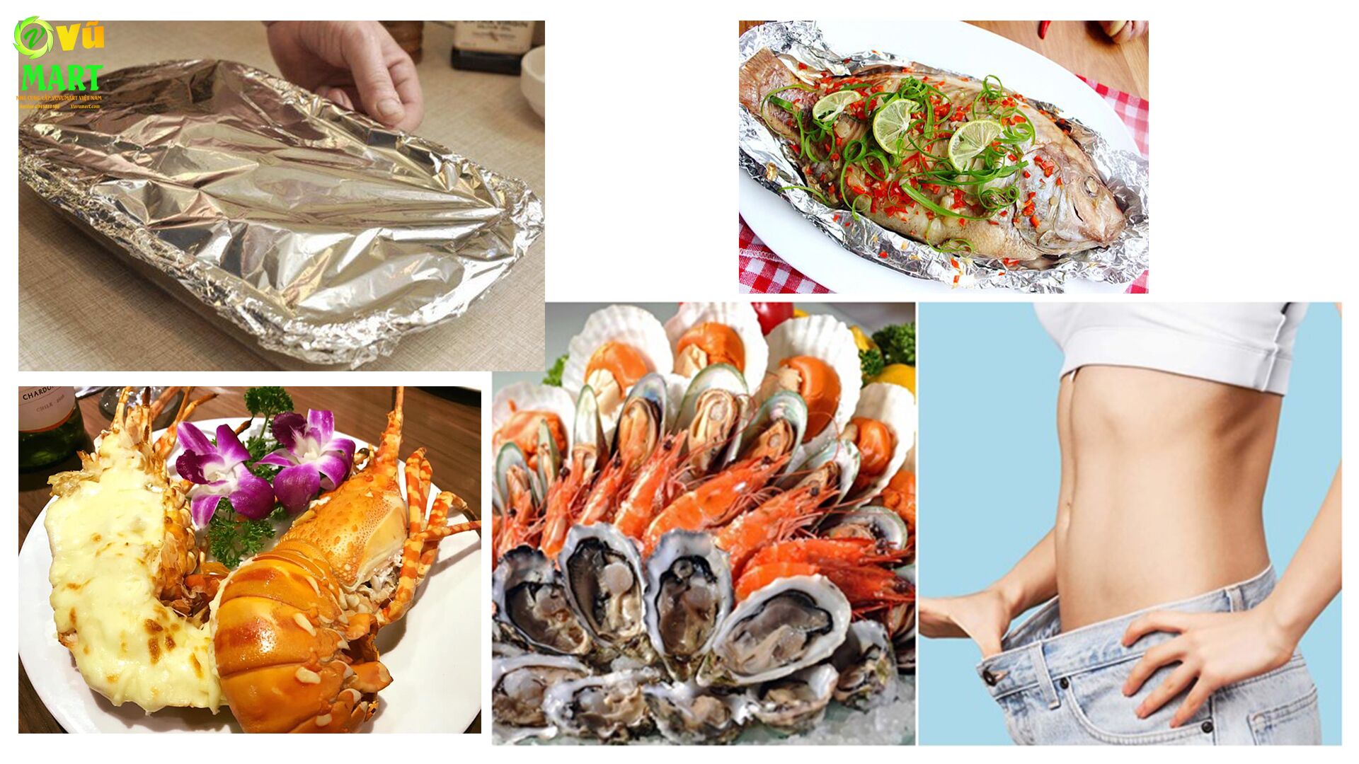 Thùng Màng Nhôm Annapurna 5 kg Lõi Nhỏ - Giấy Bạc Nướng Goodfoil - Giá Sỉ Cấp 1 45 mang-nhom-3kg-sieu-thi-vuvumart-o-Hai-Phong-