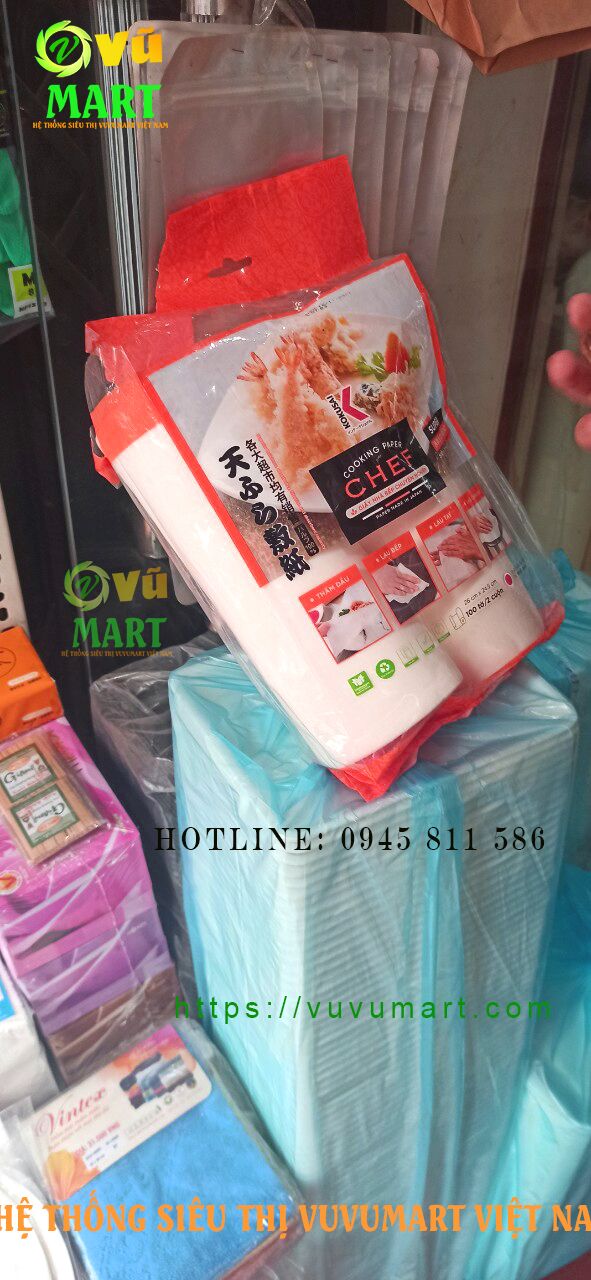 Cuộn Giấy Thấm Dầu Thực Phẩm Nhật Kokusai ( Chính Hãng) - GTDD00002301 53 giay-tham-dau-mo-nuoc-ringo-da-nang-nha-bep
