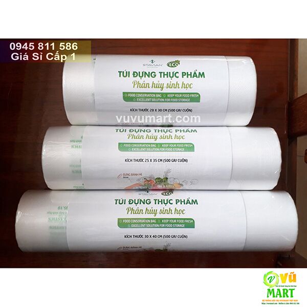 Túi Đựng Thực Phẩm Opec Tự Hủy Sinh Học 20x30cmx1kg 44 túi đựng thực phẩm eufood giá rẻ ở vuvu mart