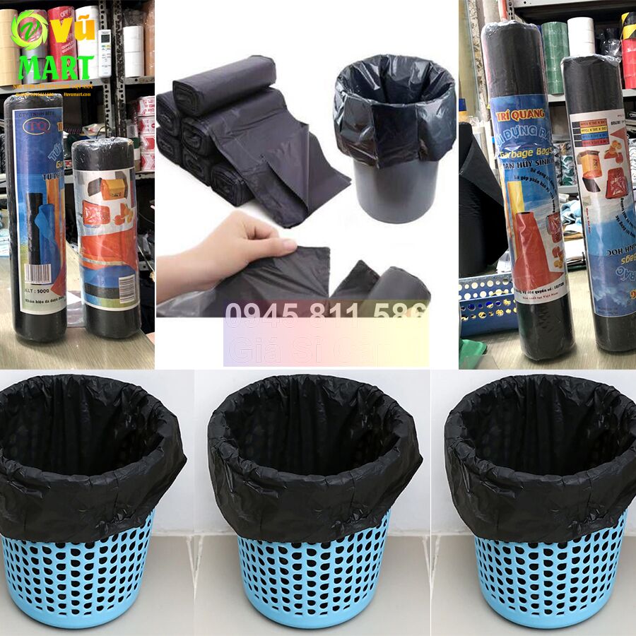 Túi Đựng Rác Tự Hủy Sinh Học Chất Lượng 51 túi-rác-size-đại-vinmart