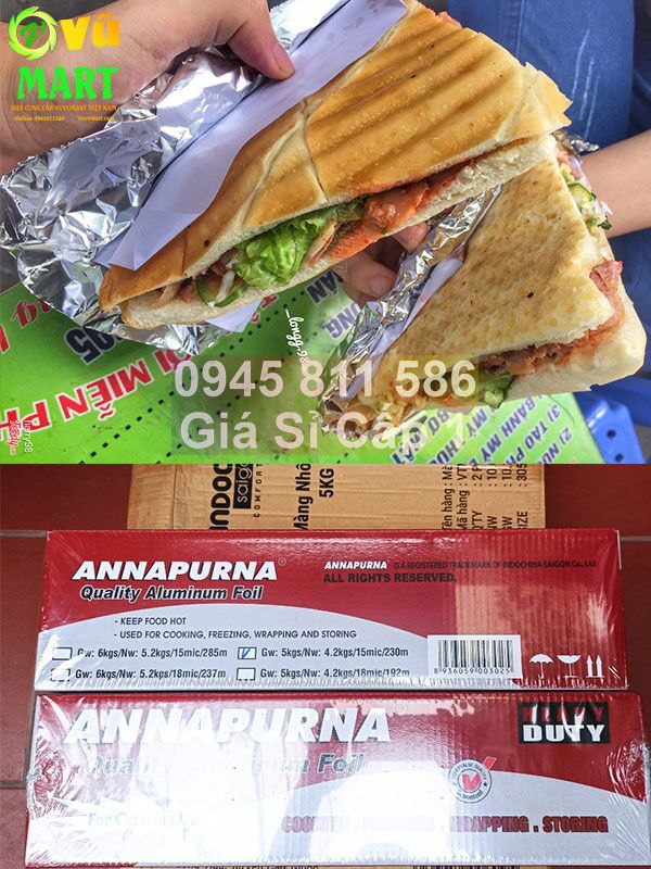 Giấy Bạc Gói Bánh Mì 5kg X 45cm ( Chính Hãng - Giá Sỉ Cấp 1) 53 Giấy bạc gói bánh mì thổ nhĩ kỳ
