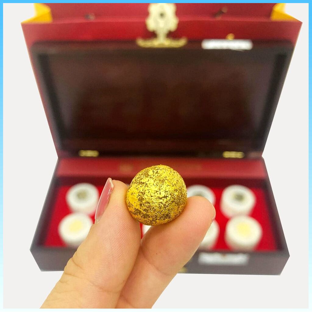 An Cung Thanh Tâm Hoàn Hansusam Uhwangcheongsimwon Hộp 5 Viên 3,75g Hàn Quốc - Thông Khí Huyết Kinh Mạch 50 An Cung Thanh Tâm Hoàn Hansusam Uhwangcheongsimwon Hộp 5 Viên 3,75g Hàn Quốc - Thông Khí Huyết Kinh Mạch
