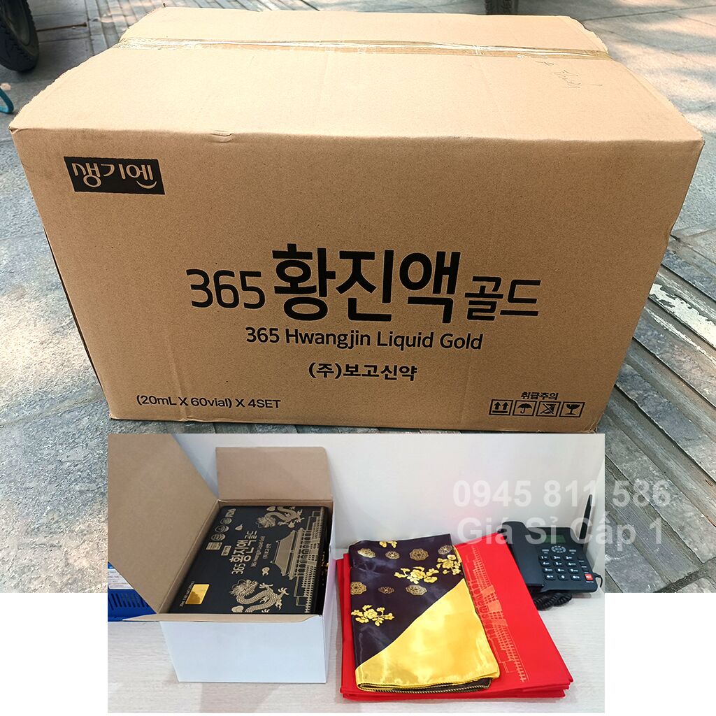 Tinh Chất Chiết Xuất Hồng Sâm Đông Trùng Hạ Thảo 365 Hwangjin Liquid Gold - Tăng Cường Thể Lực - Tôn Vẻ Đẹp Tự Nhiên 52 Tinh Chất Chiết Xuất Hồng Sâm Đông Trùng Hạ Thảo 365 Hwangjin Liquid Gold