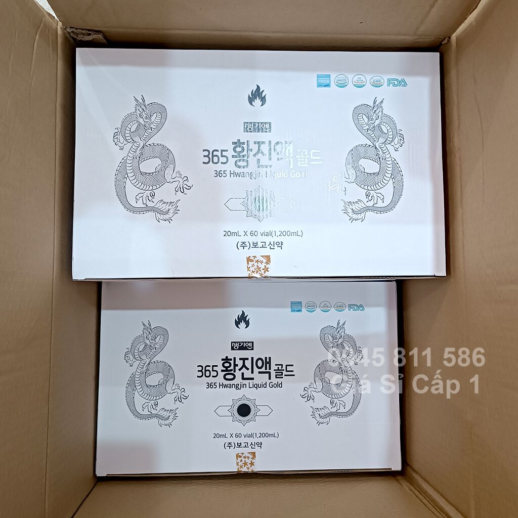 Tinh Chất Chiết Xuất Hồng Sâm Đông Trùng Hạ Thảo 365 Hwangjin Liquid Gold - Tăng Cường Thể Lực - Tôn Vẻ Đẹp Tự Nhiên 54 Tinh Chất Chiết Xuất Hồng Sâm Đông Trùng Hạ Thảo 365 Hwangjin Liquid Gold