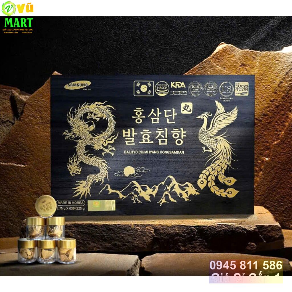 An Cung Bổ Não Trầm Hương HONGSAMDAN hộp gỗ 60 viên Hàn Quốc - Bổ Thận Khí - Bổ Não Hoạt Huyết 46 An Cung Bổ Não Trầm Hương HONGSAMDAN hộp gỗ 60 viên Hàn Quốc - Bổ Thận Khí - Bổ Não Hoạt Huyết