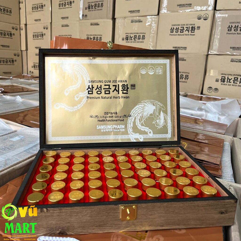 An cung bổ não hộp gỗ Samsung 60 viên Hàn Quốc - Phòng Ngừa Đột Quỵ Tai Biến 48 An cung bổ não hộp gỗ Samsung 60 viên Hàn Quốc - Phòng Ngừa Đột Quỵ Tai Biến