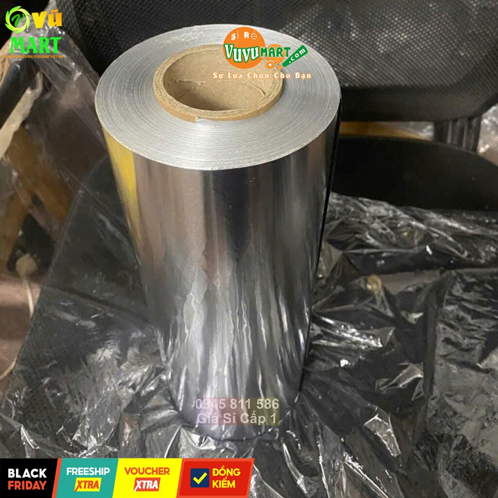 🔥 Giấy Bạc 5kg Annapurna – Siêu Dai, Giữ Nhiệt Cực Tốt – Lõi Nhỏ Gọn, Cuộn Lớn Dùng Siêu Lâu! 43 Giấy bạc nướng cá thịt, cuộn giấy bạc lõi 5kg thay thế hộp
