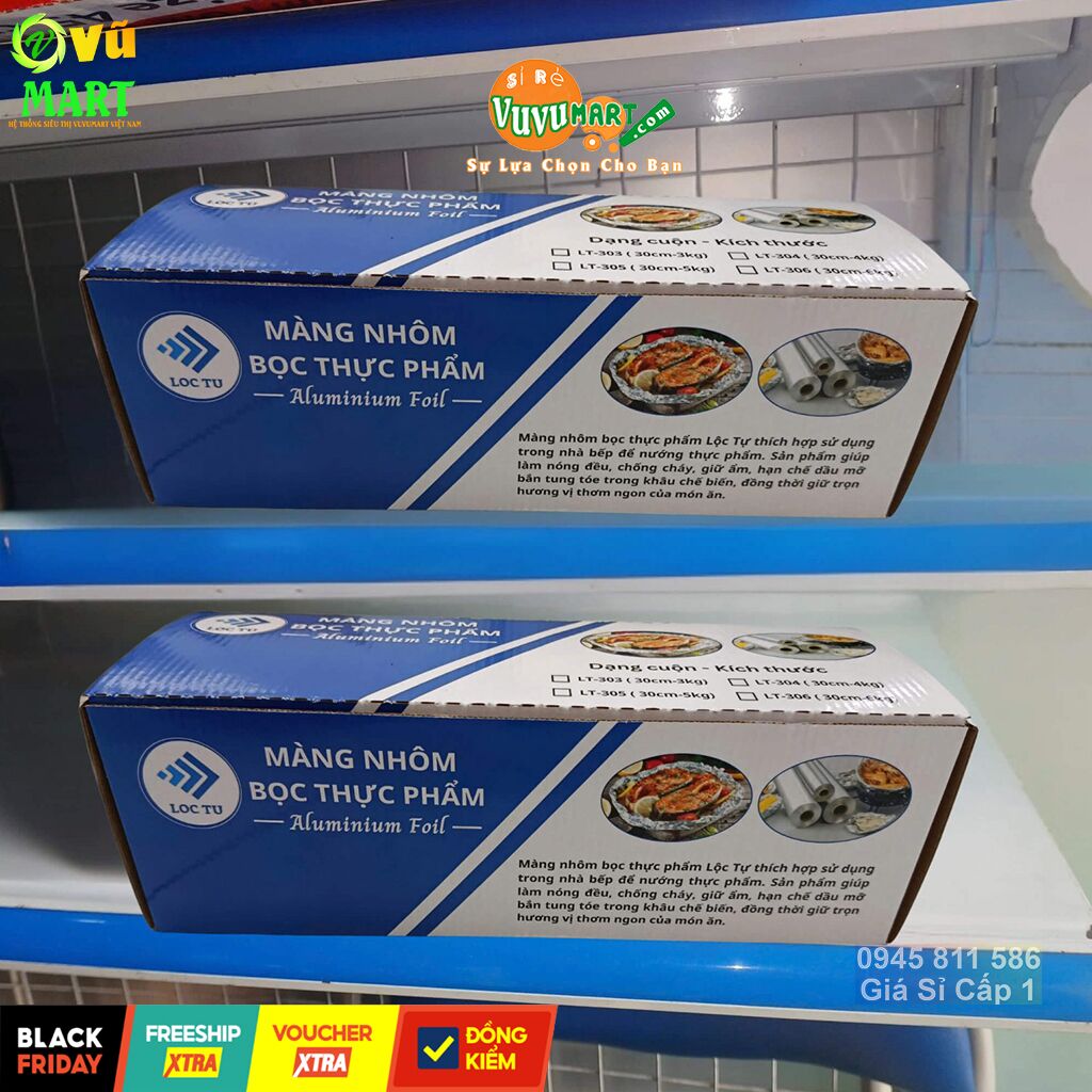 🔥 Giấy Bạc 5kg Annapurna – Siêu Dai, Giữ Nhiệt Cực Tốt – Lõi Nhỏ Gọn, Cuộn Lớn Dùng Siêu Lâu! 46 Giấy bạc nướng cá thịt, cuộn giấy bạc lõi 5kg thay thế hộp